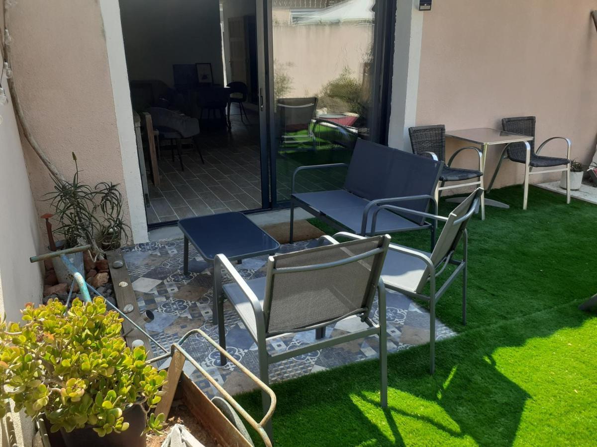 Loft Avec Clim, Parking Et Jardin Proche De La Mer Villa Sauvian Dış mekan fotoğraf